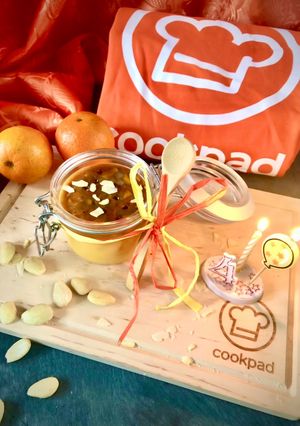 Foto di Crema di clementini con caramello alle mandorle