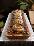 Crostata di Rose di Mele in Sfoglia e Crema Pasticcera