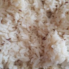 A picture of Plain jeera rice.