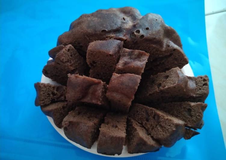 Kue kukus chocolatos tanpa mixer