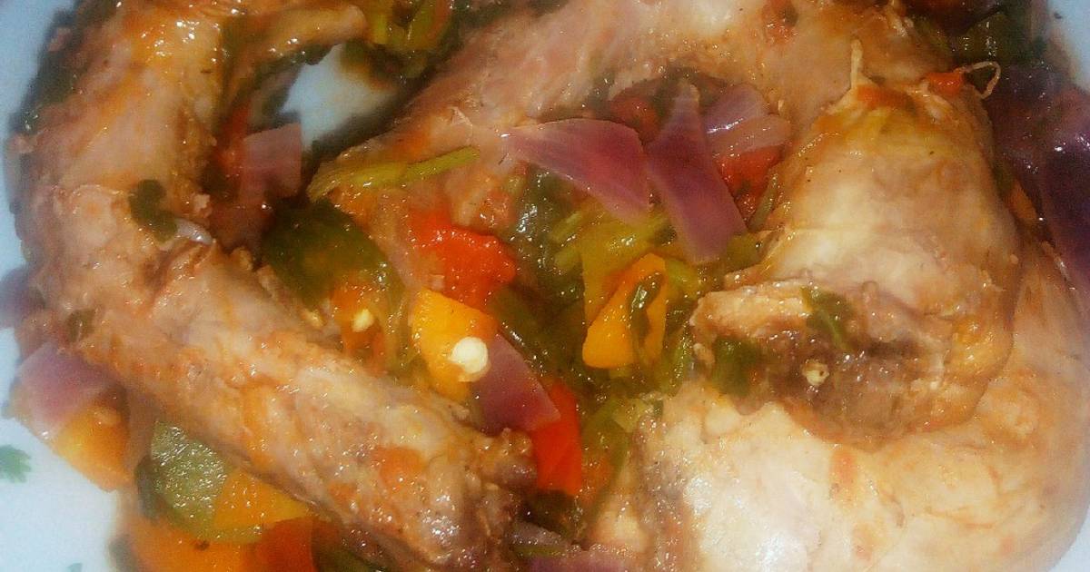 Chicken Neck Wet Fry Recipe by Grace's Lab Cookpad