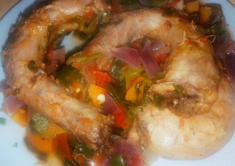 Recipe of Jamie Oliver Chicken Neck Wet Fry