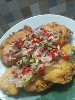 Foto resep Telur geprek sambal matah