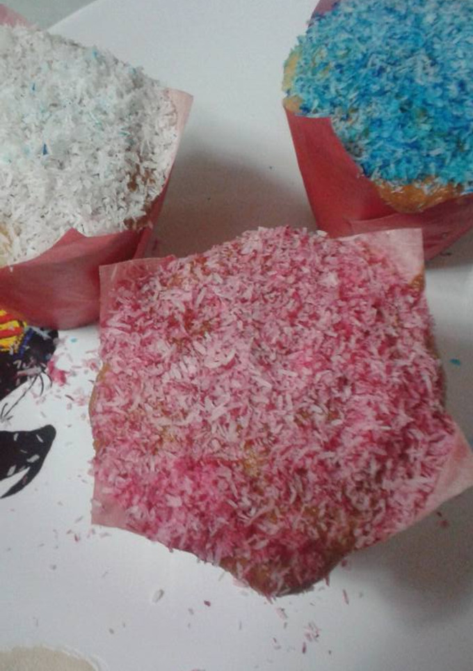 Una foto de Muffins de coco