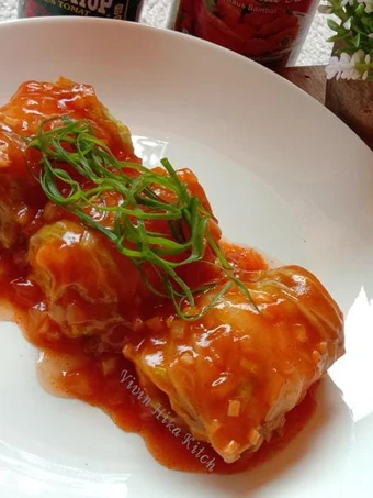 Langkah Gampang Membikin Resep Sawi Putih Gulung isi Ayam dan Tahu yang Bikin Ngiler Anti Ribet, Bikin Ngiler