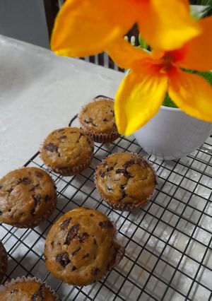 Gambar Muffin pisang gebu