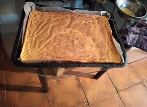 Una foto de Masa de pionono, tanto para rellenos dulces y salados