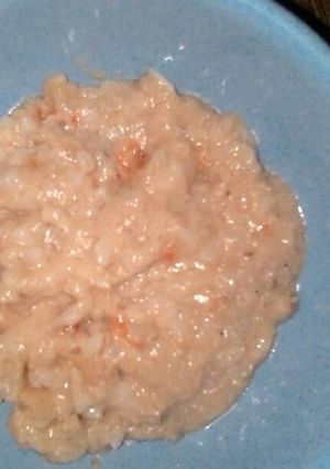 Foto resep Bubur beras ikan tuna MPASI