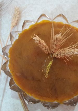 عکسی از دستور حلوا با آرد گندم و پودر جوانه گندم