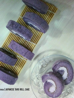 Foto resep Japanese Taro Roll Cake