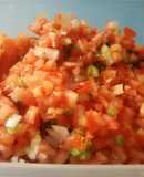 Salsa criolla para el choripán