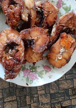 عکسی از دستور ماهی سرخ کرده