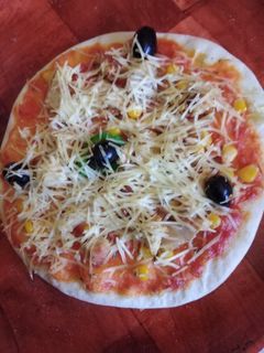 صورة لوصفة بيتزا سريعه 🧀🧀🍕🍕