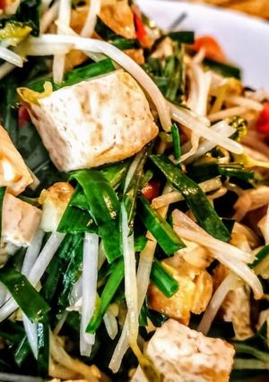 Foto resep Tumis Tahu Toge Daun Kucai