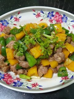 Hình của món SP.0685 - Bò Lúc Lắc Ớt Chuông.