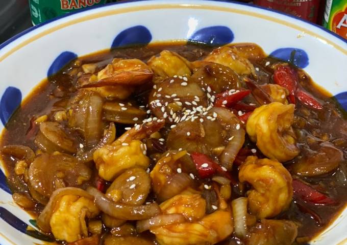 Udang Sosis Asam Manis