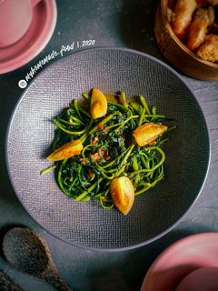 Foto resep Tumis Pedas Daun Ubi Jalar