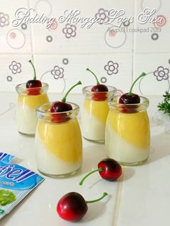 Foto resep Pudding mangga lapis susu