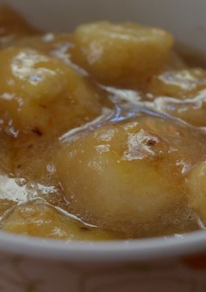 Una foto de Banana caramelizada