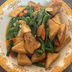 รูปของ Tumis kacang panjang tahu