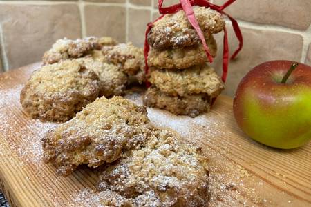 Apple crumble cookies recipe main photo