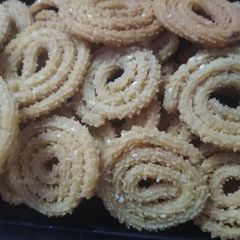 A picture of Butter murakku ya chakli.