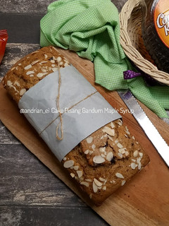 Foto resep Cake Pisang Gandum Maple Syrup