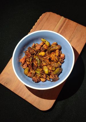 A picture of Instant karonda mirchi achaar.