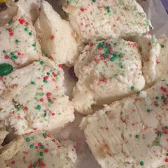 A picture of Sugar Cookie Fudge.