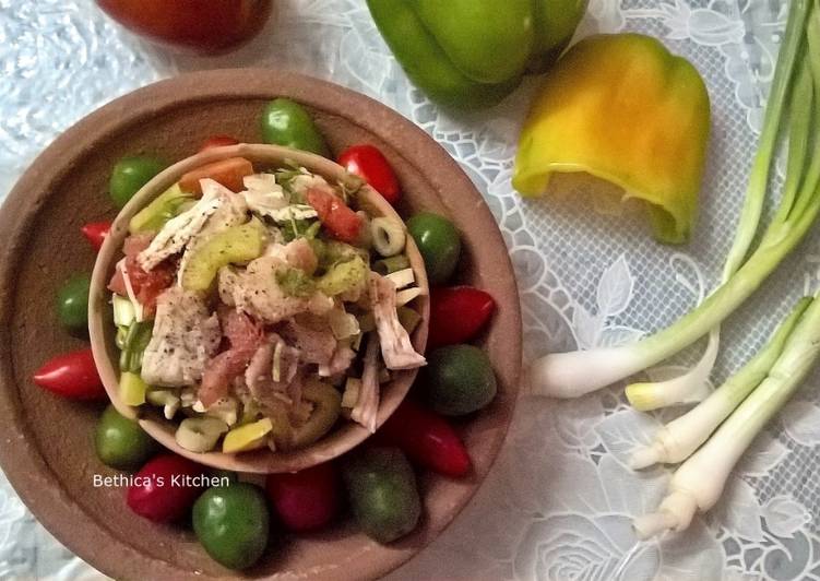 Chicken &amp; Bell Pepper Salad