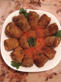 صورة لوصفة رولي الباذنجان