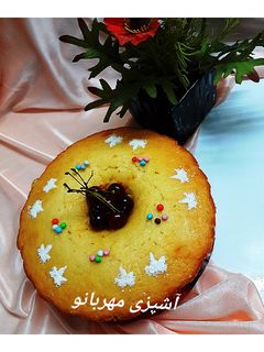 عکسی از دستور کیک ماست یک تخم مرغی