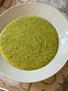 Una foto de Crema de calabacín