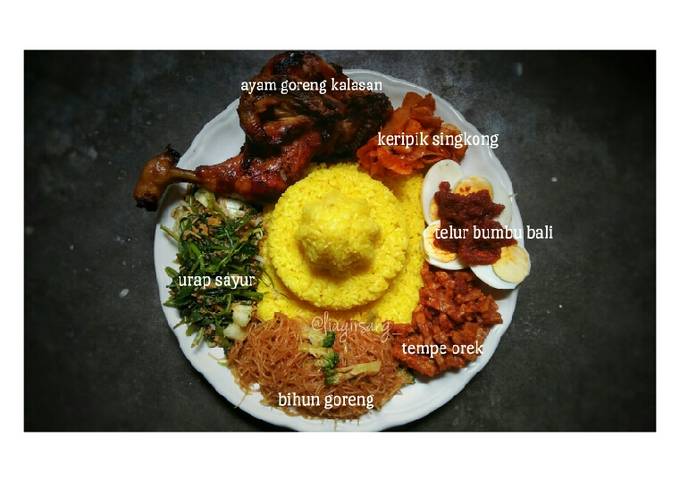 Resep Nasi Kuning Simple (rice cooker), Lezat Sekali