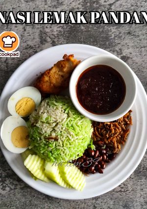 Gambar Nasi Lemak Pandan