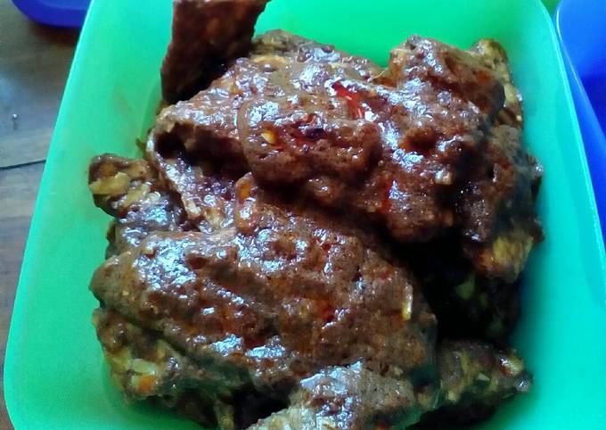 Rendang Tempe Ala Mama Eli