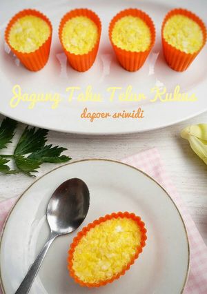 Foto resep Jagung tahu telur kukus #indonesiamemasak