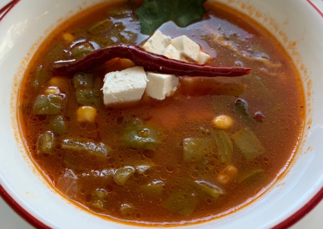Sopa de nopal