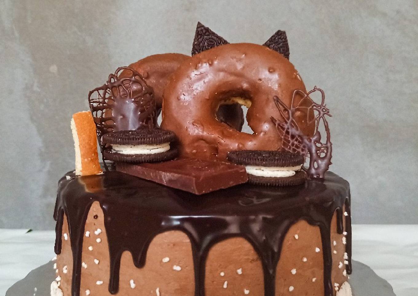 Dulce pastel de chocolate🍫