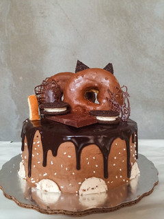 Una foto de Dulce pastel de chocolate🍫