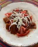 Ensalada de cochayuyo con tomate y cebollín