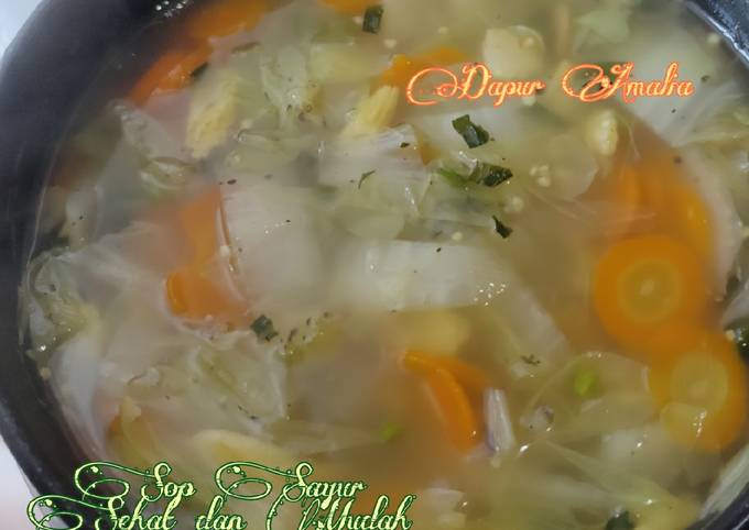Resep Sup Sayur Sehat dan Mudah - Favorit S, Lezat Sekali