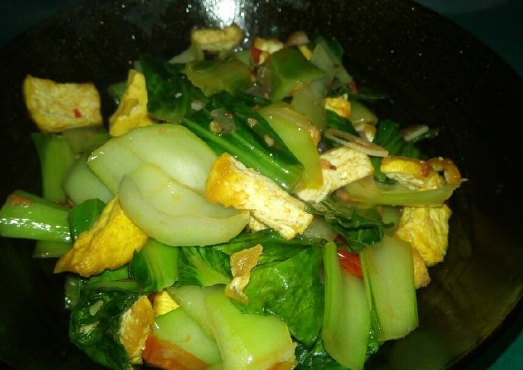 Pakcoi Oseng Tahu