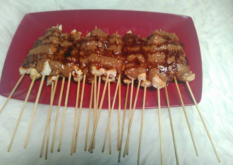 Sate ayam simpel