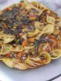 Guiso de verduras y fideos