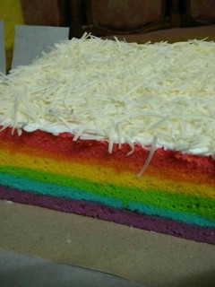 Foto resep Bolu kukus pelangi