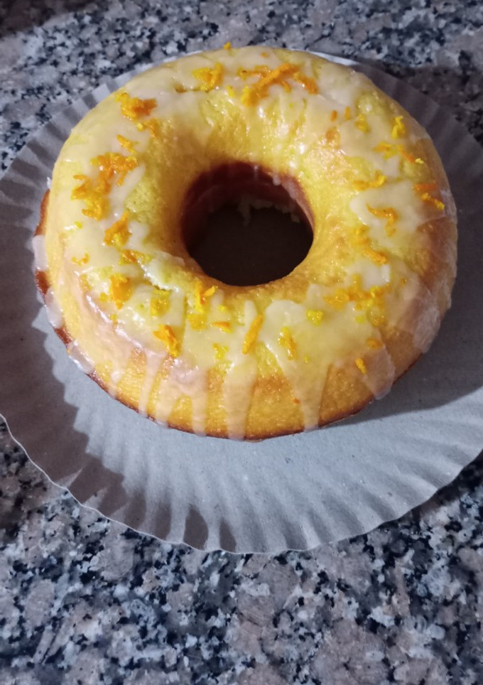 Una foto de Torta matera de Naranja 🍊 en molde flanera