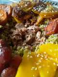 "Poke bowl" de atún🥫 a mi manera... 🙄🥗🥙🍱😊