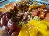 "Poke bowl" de atún🥫 a mi manera... 🙄🥗🥙🍱😊