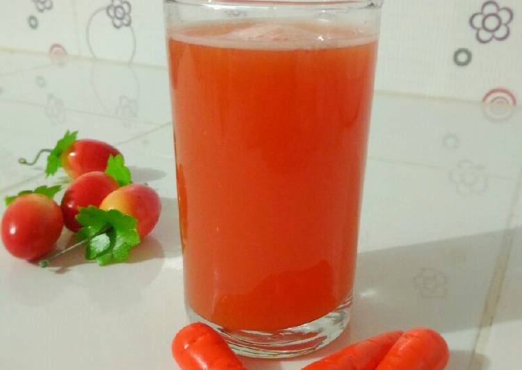 Resep Jus Wortel &amp; Tomat Anti Gagal